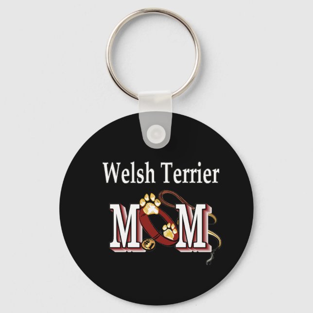 Chaveiro Welsh Terrier Mãe Gifts (Frente)