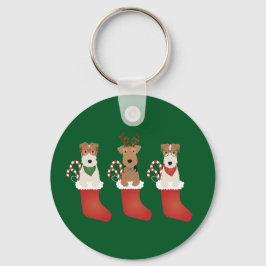 Chaveiro Welsh Wire Fox Terrier Dogs Natal