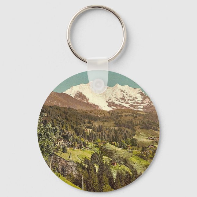 Chaveiro Wengen, Pension Lauerner e Jungfrau, Bernese Obe (Frente)