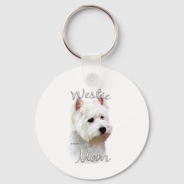 Chaveiro West Highland White Terrier Mãe 2 (Frente)