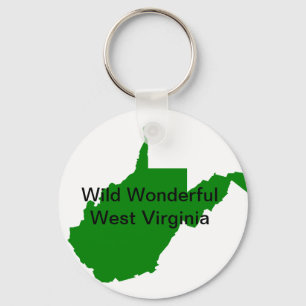 Chaveiro West Virginia maravilhoso selvagem