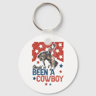 Chaveiro Western Cowboy Que Eu Deveria Ter Sido Um Cowboy