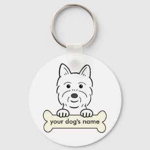 Chaveiro Westie Personalizado
