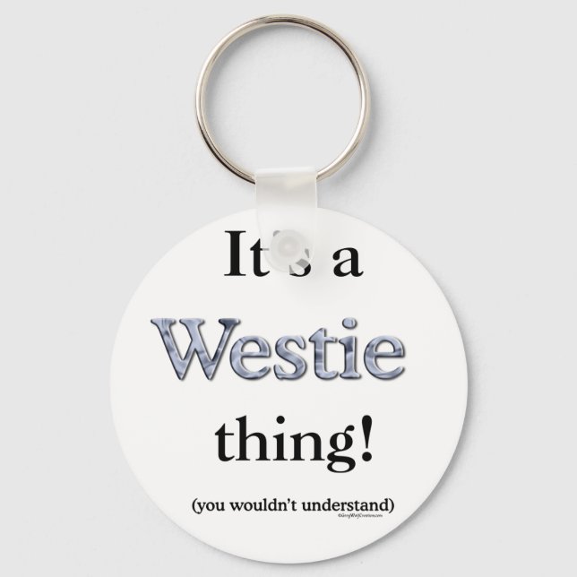 Chaveiro Westie Thing (Frente)