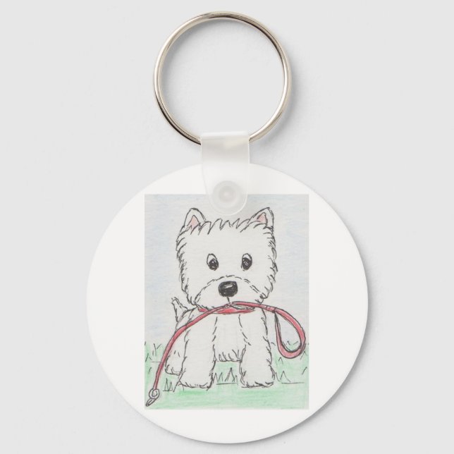 CHAVEIRO WESTIE WALKIES (Frente)