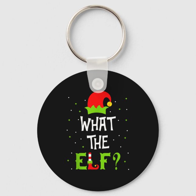 Chaveiro What The Elf Family Matching Funny Christmas Gift  (Frente)
