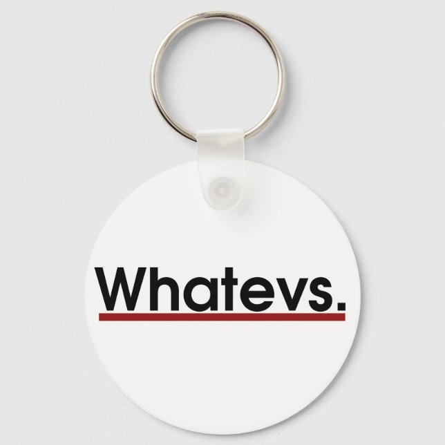 Chaveiro Whatev (Frente)