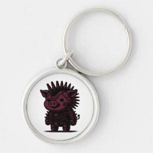 Chaveiro Whimsigoth Cyborg Sloth Vintage Art Design Classic