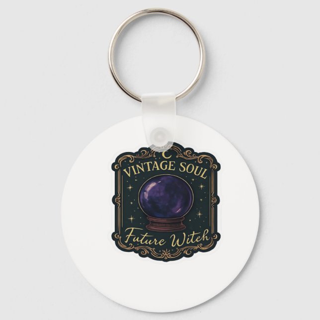 Chaveiro Whimsigoth Fantasy Mystical Forests, Luas e Magia (Frente)