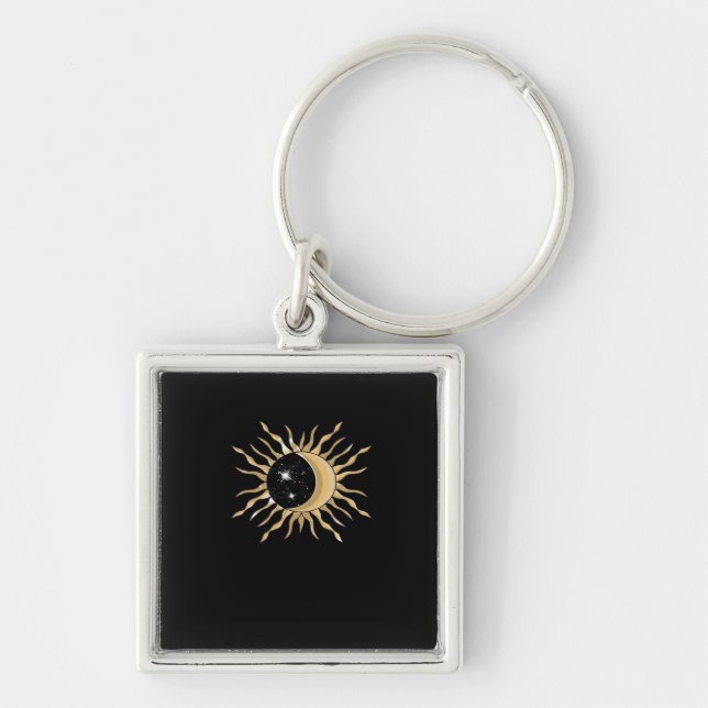 Chaveiro Whimsigoth Sun Moon Space Classic (Frente)