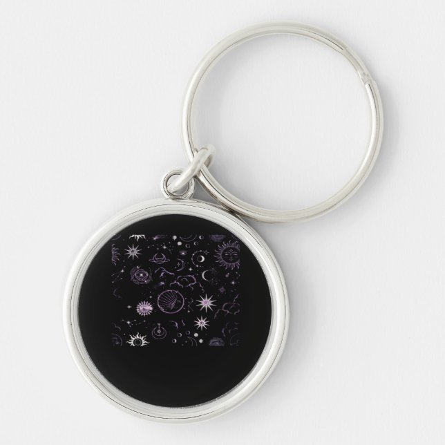 Chaveiro Whimsigoth Sun Moon Witchy Classic (Frente)