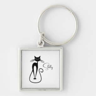 Chaveiro Whimsny Black Cat Pessoal