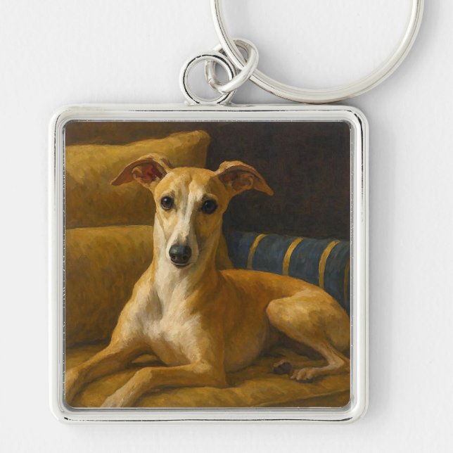 Chaveiro Whippet (Frente)
