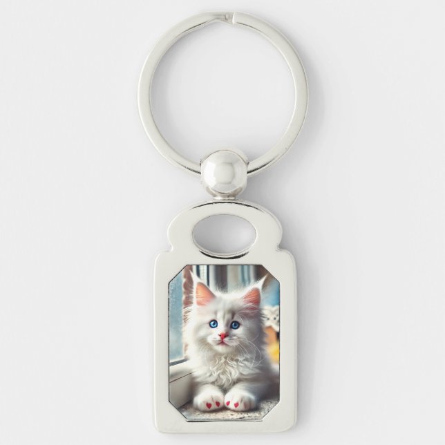 Chaveiro White Kitten (Frente)