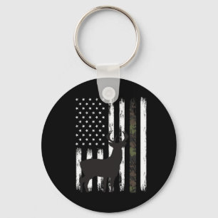 Chaveiro Whitetail Deer Hunter Gifts Buck Camo Amer
