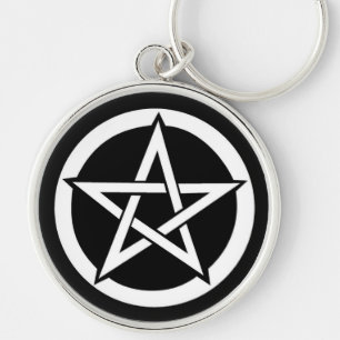 Chaveiro Wiccan Pentagram Samhain Eve Halloween