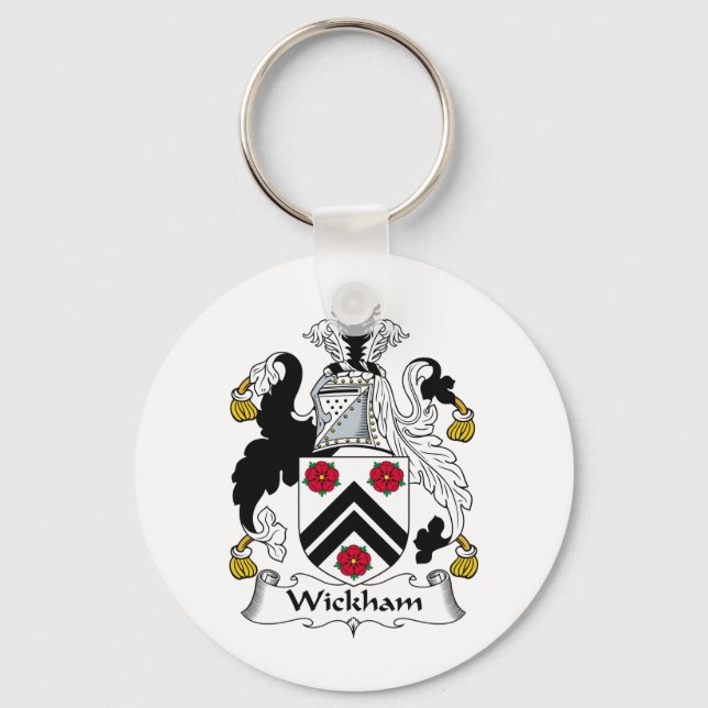 Chaveiro Wickham Family Crest (Frente)