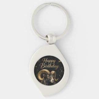 Chaveiro Widder Happy Birthday Sternzeichen Design
