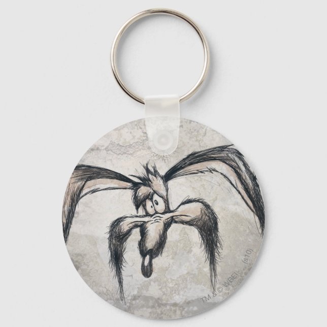 Chaveiro Wile E Coyote em sua sorte (Frente)