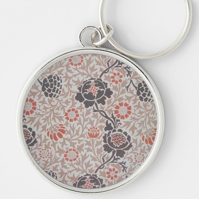 Chaveiro William Morris Grafton Botanic Art Design (Frente)
