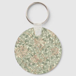 Chaveiro William Morris Honeysuckle Green Floral