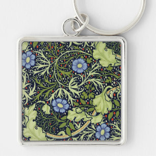 Chaveiro William Morris Seaweed Flor Antiquado