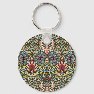 Chaveiro William Morris Snakeshead Padrão Floral