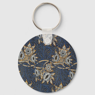 Chaveiro William Morris Tulip Willow Blue Patterno