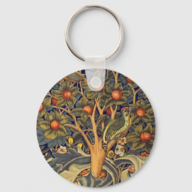 Chaveiro William Morris Woodpecker Pré-Raphaelite (Frente)