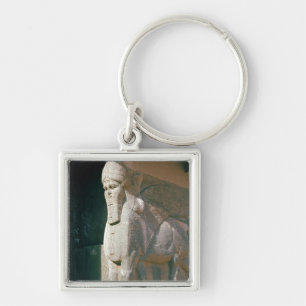 Chaveiro Winged humano-dirigiu o touro, período