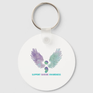 Chaveiro Wings Semicolon Suporta Sensibilização Suicida Tea