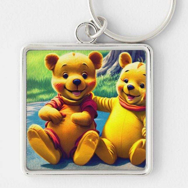 Chaveiro Winnie, o Pooh 8. (Frente)
