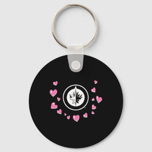 Chaveiro Winnipeg Jets Valentine Love Nhl Licenciado Oficia