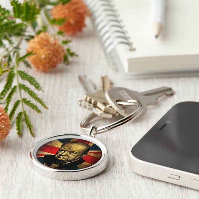 Chaveiro Winston Churchill (Lateral)