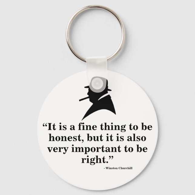 Chaveiro Winston Churchill Keyring - Cotação 15 (Frente)