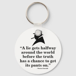 Chaveiro Winston Churchill Keyring - Cotação 24