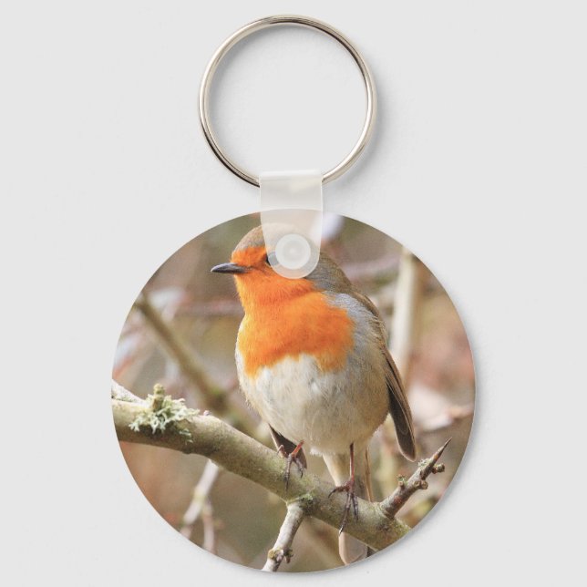 Chaveiro Winter Robin Redbreast (Frente)