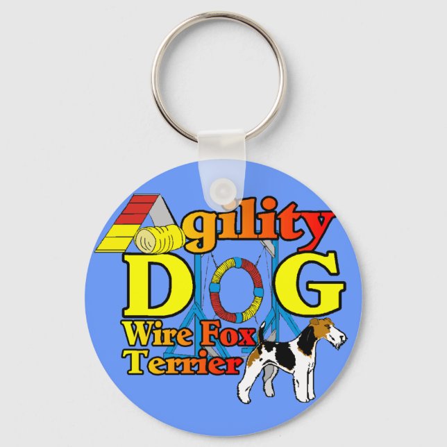 Chaveiro Wire_Fox_Terrier_Agilidade_ (Frente)