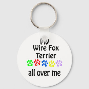 Chaveiro Wire Fox Terrier Walks Design
