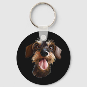 Chaveiro Wirehaired Dachshund