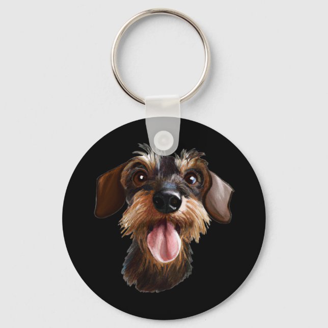 Chaveiro Wirehaired Dachshund (Frente)