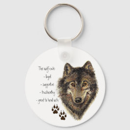 Chaveiro Wolf Code Cote, Wolves Animal