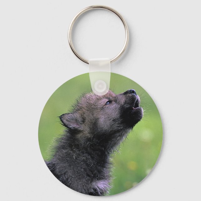 Chaveiro Wolf Cub Howling (Frente)