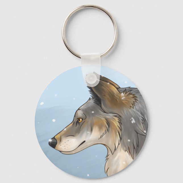 Chaveiro Wolf Northwestern (Frente)