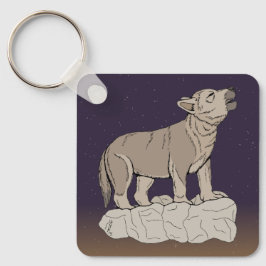 Chaveiro Wolf Pup Howling