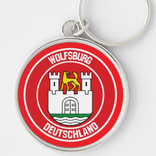 Chaveiro Wolfsburg Round Emblem