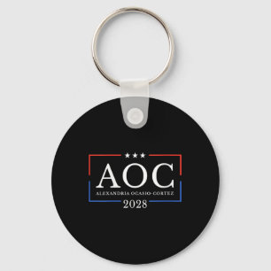 Chaveiro Womens Aoc Para Presidente 2028 Simples Sinal De M