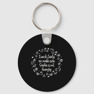 Chaveiro Womens Holiday Lunch Lady Xmas School Cafeteria Wo