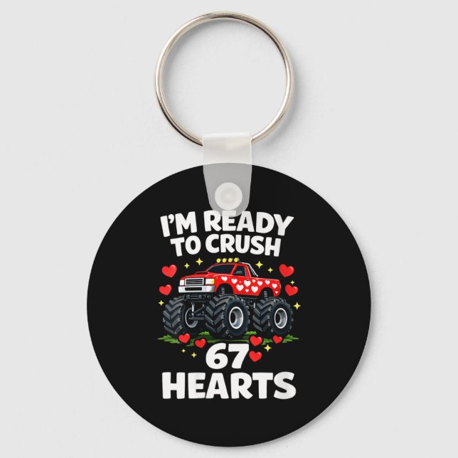 Chaveiro Women's I'm Ready To Crush 67 Hearts Truck Valenti (Frente)