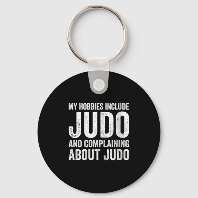 Chaveiro Womens My Hobbies Include Judo Funny Judoka V-neck (Frente)